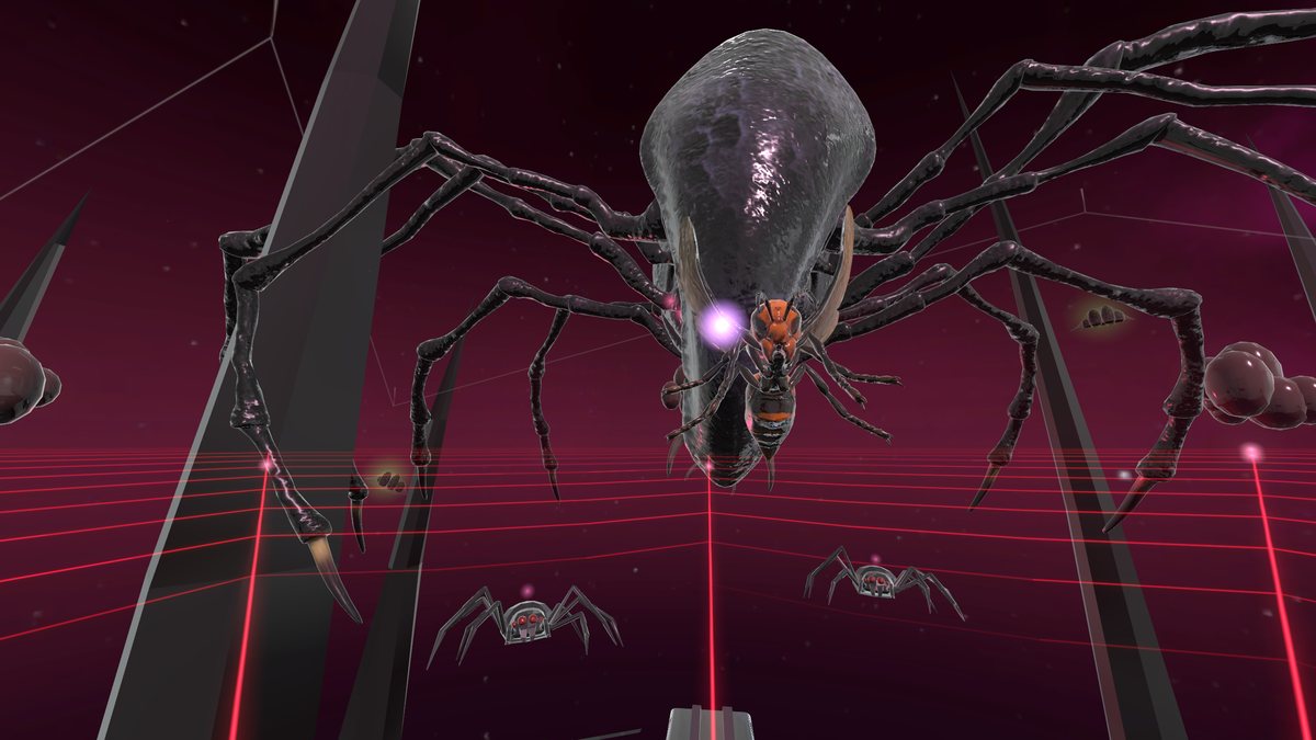 The Weaver close behind its spiders in the Lair